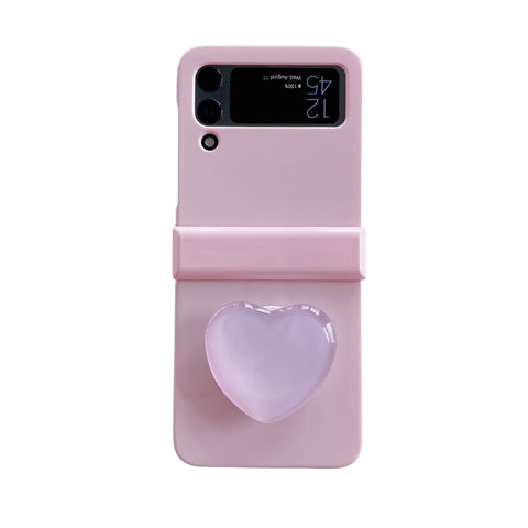 【Buy 2 Get Free Shipping】Cute love Heart Stand Phone Case For Samsung Galaxy Z Flip
