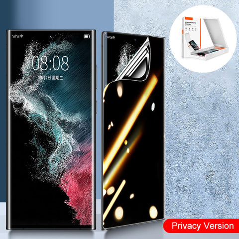 Transparenter Displayschutz aus Keramik HD/Datenschutz für Samsung Galaxy S23 S22 S21 Ultra/Plus 