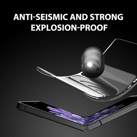 3-IN-1-Schutzfolie für Galaxy Z Flip, Vorder- und Rückseite 